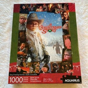 A Christmas Story 1000 piece puzzle. 20” x 28”